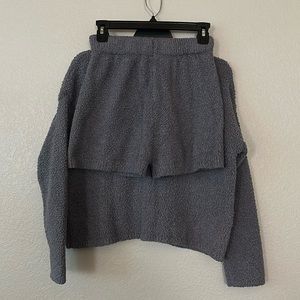 SOFT Two Piece Teddy Pajama Set Small Gray Sincerely Jules